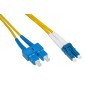 CAVO FIBRA OTTICA LC A SC SINGLEMODE DUPLEX 9/125 MT.3