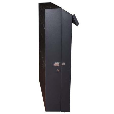 ARMADIO RACK 19" DA MURO VERTICALE 5U MISURE MM 650X1082X248 COLORE NERO PER SERVER PROFONDI FINO A 92 CM, CON MONTANTI