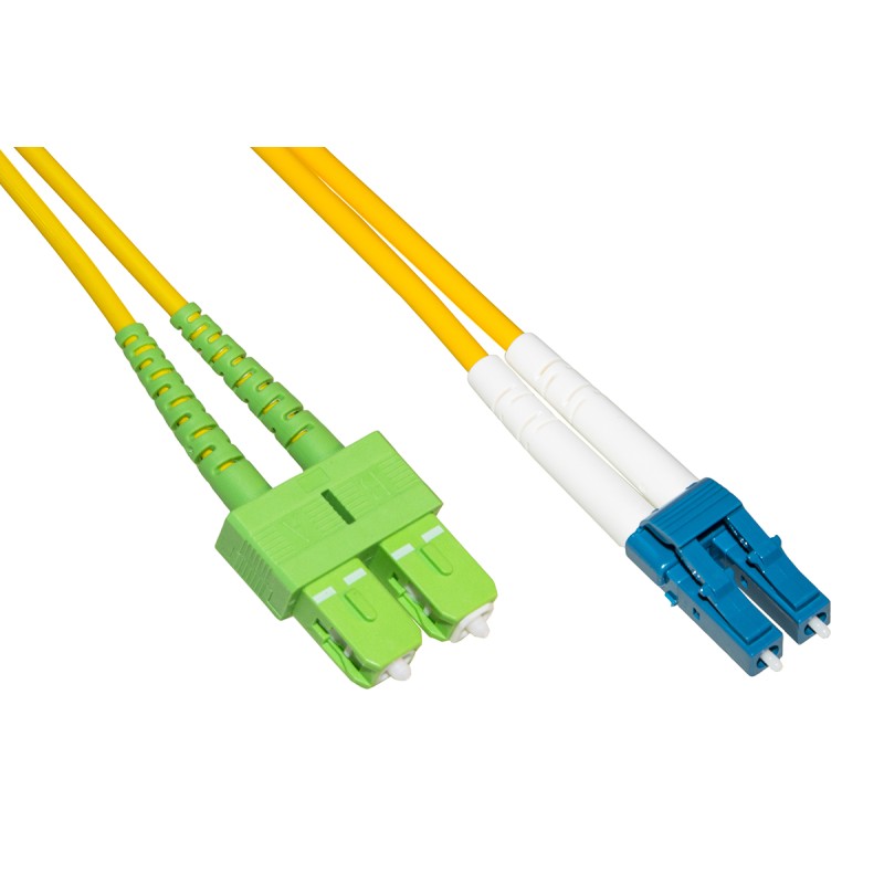CAVO FIBRA OTTICA SC APERSONAL COMPUTER A LC UPERSONAL COMPUTER SINGLEMODE DUPLEX MT.3