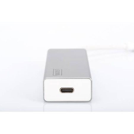 HUB USB 3.0 CON 3 PORTE USB 3.0 TIPO A E 1 PORTA TIPO C, CONNETTORE MASCHIO TIPO C