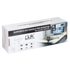 BRACCIO SUPPORTO DA TAVOLO CON MORSA PER VIDEO 13-27" FINO A 8 KG