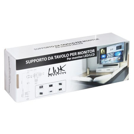 BRACCIO SUPPORTO DA TAVOLO CON MORSA PER VIDEO 13-27" FINO A 8 KG