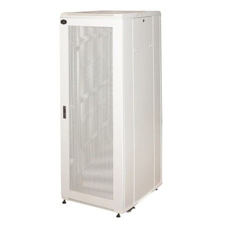 ARMADIO RACK 19" PER RETI 37U (A)1833, (L)600, (P)1000 COLORE GRIGIO PORTA TRAFORATA