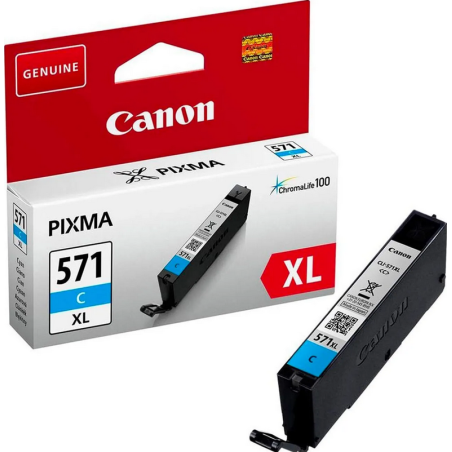CANON CLI-571XL C INKJET HIGH CAPACITY 11ML 810 PAG. - 0332C001