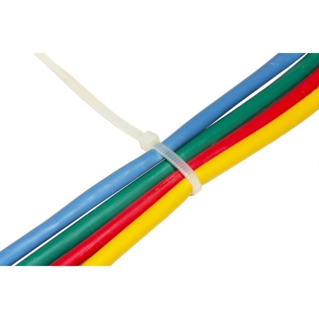 CONFEZIONE 100 FASCETTE SERRACAVI MM. 3.6X200