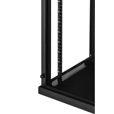ARMADIO RACK 19" 9 UNITA' DA MURO (A)490X (L)540 X PROFONDITA' 600 MM. COLORE NERO