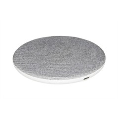 CARICABATTERIA WIRELESS PER SMARTPHONE A RICARICA RAPIDA SUPERFICIE IN TELA POTENZA 10 WATT