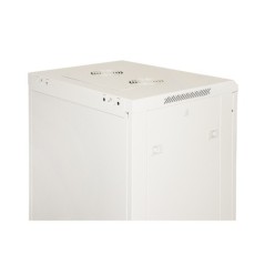 ARMADIO RACK 19" 20 UNITA' DA MURO (A)995X (L)600 X PROFONDITA' 450 MM. COLORE GRIGIO PORTA VETRO