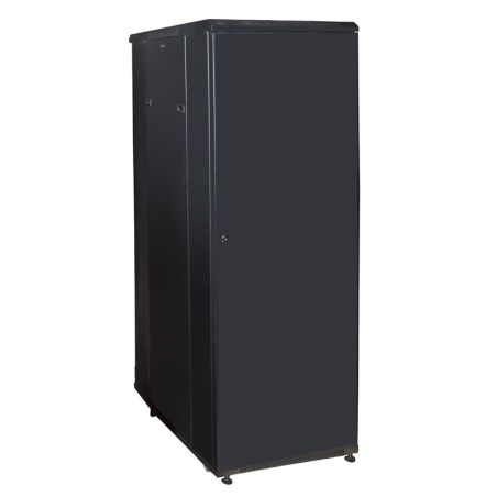 ARMADIO RACK 19" PER RETI 37U (A)1770, (L)600, (P)600 COLORE NERO PORTA VETRO