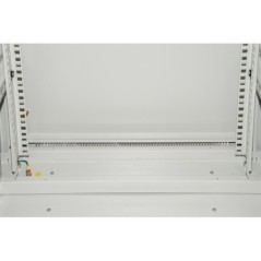 ARMADIO RACK 19" 42U (A)2055, (L)600, (P)600 COLORE GRIGIO PORTA VETRO