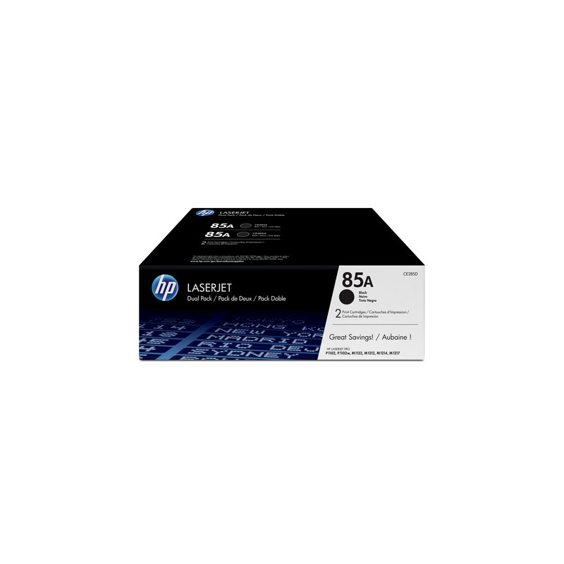 HP TONER NERO CONF.2 PZ CE285A PER LJ P1106/1102/1102W/M1132/M1212NF/M1217 HP TONER NERO CONF.2 PZ CE285A PER LJ P1106/1102/1102W/M1132/M1212NF/M1217