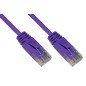 CAVO RETE CATEGORIA 6 NON SCHERMATO UTP COLORE VIOLA HALOGENFREE MT 0,5 SLIM