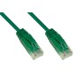 CAVO RETE CATEGORIA 6 NON SCHERMATO UTP COLORE VERDE HALOGENFREE MT 0,5 SLIM