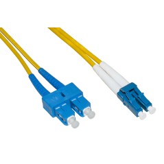 CAVO FIBRA OTTICA LC A SC SINGLEMODE DUPLEX 9/125 MT. 15