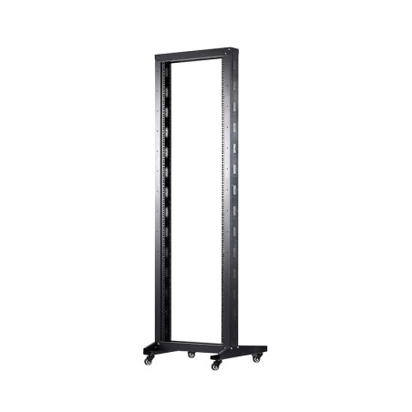 FRAME DI MONTAGGIO APERTO 19" 42 UNITA' CON 2 MONTANTI 600X600 MM COLORE NERO