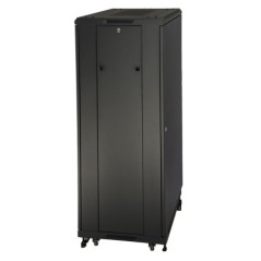 ARMADIO RACK 19" 42U (A)2055, (L)600, (P)800 COLORE NERO PORTA TRAFORATA