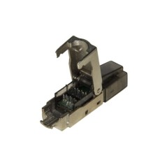 CONNETTORE 8 POLI CAT 6A SCHERMATO RJ45 TOOLESS