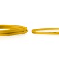 CAVO RETE CAT 6 U-UTP RAME LSZH SLIM 1 M, GIALLO, 10 PEZZI