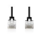 CAVO RETE CAT 6 U-UTP RAME LSZH SLIM 2 M, NERO