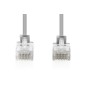 CAVO RETE CAT 6 U-UTP RAME LSZH SLIM 3 M, GRIGIO