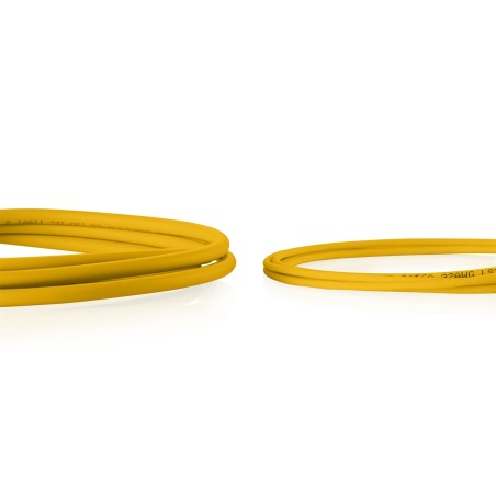 CAVO RETE CAT 6 U-UTP RAME LSZH SLIM 3 M, GIALLO