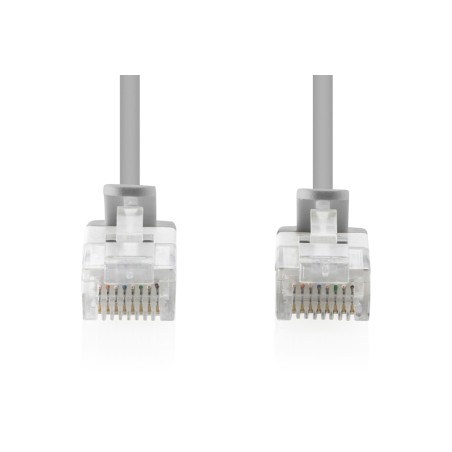 CAVO RETE CAT 6 U-UTP RAME LSZH SLIM 5 M, GRIGIO