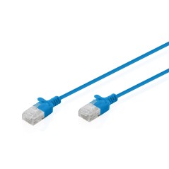 CAVO RETE CAT 6 U-UTP RAME LSZH SLIM 5 M, BLU