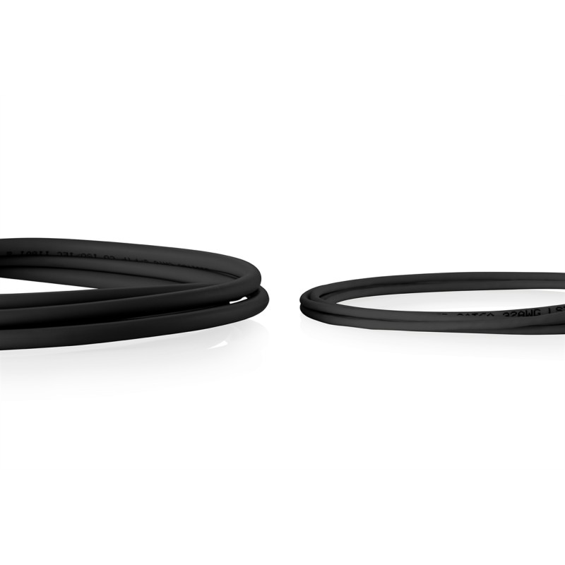 CAVO RETE CAT 6 U-UTP RAME LSZH SLIM 5 M, NERO
