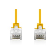 CAVO RETE CAT 6 U-UTP RAME LSZH SLIM 5 M, GIALLO