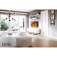 STAFFA A MURO 2 SNODI PER MONITOR 14-27" FINO A VESA 100X100 ORIENTAMENTO VERTICALE E ORIZZONTALE