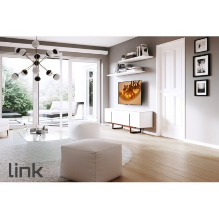 STAFFA A MURO 2 SNODI PER MONITOR 14-27" FINO A VESA 100X100 ORIENTAMENTO VERTICALE E ORIZZONTALE