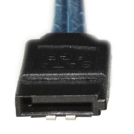 CAVO SATA 7 POLI CON CONNETTORE ANGOLO DESTRA VERTICALE CM 20