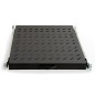 RIPIANO UNIVERSALE PER ARMADIO RACK 19" ESTRAIBILE SU BINARI TELESCOPICI 1 UNITA' NERO 570 MM. RIPIANO UNIVERSALE PER ARMADIO RACK 19" ESTRAIBILE SU BINARI TELESCOPICI 1 UNITA' NERO 570 MM.