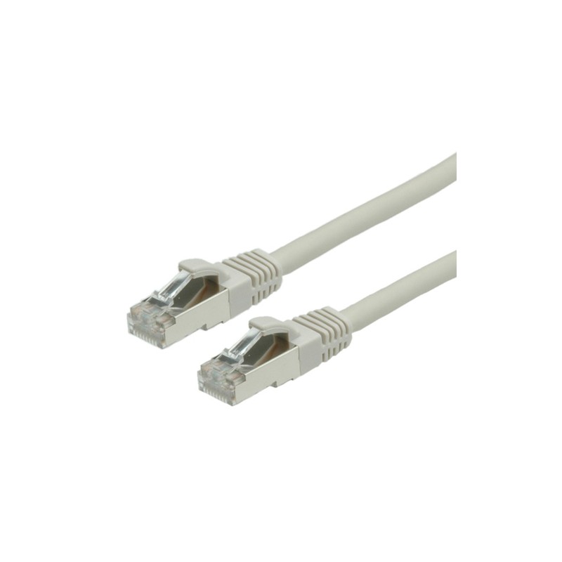 VALUE CAVO DI RETE S/FTP (PIMF) PATCHCORD CAT.6/CLASS E, LSOH, GRIGIO, 1M