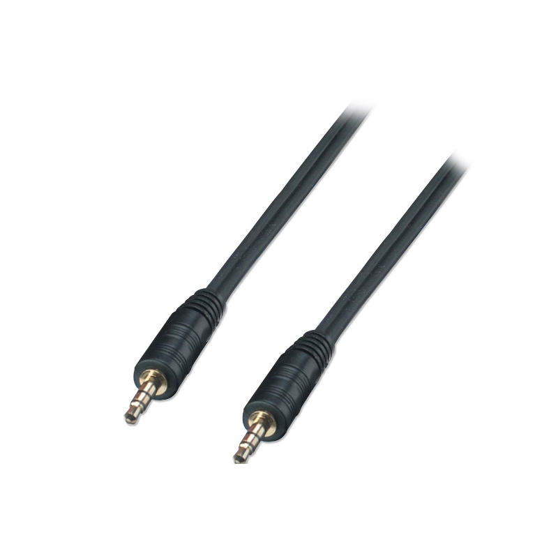 LINDY CAVO AUDIO JACK 3.5MM, M/M, 2MT, NERO