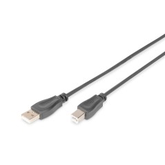 DIGITUS CAVO DI COLLEGAMENTO USB 2.0, USB A - USB B