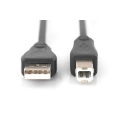 DIGITUS CAVO DI COLLEGAMENTO USB 2.0, USB A - USB B