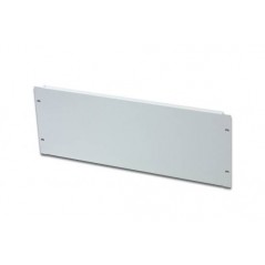 PANNELLO CIECO 4 UNITA' PER CHIUSURA SPAZI VUOTI IN ARMADI RACK 19" VITI INCLUSE GRIGIO