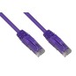 CAVO RETE CATEGORIA 6A NON SCHERMATO UTP AWG24 COLORE VIOLA HALOGENFREE MT 20