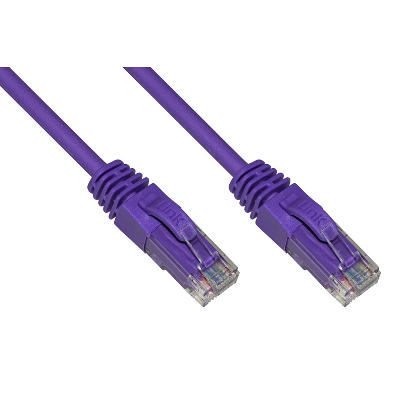 CAVO RETE CATEGORIA 6A NON SCHERMATO UTP AWG24 COLORE VIOLA HALOGENFREE MT 30