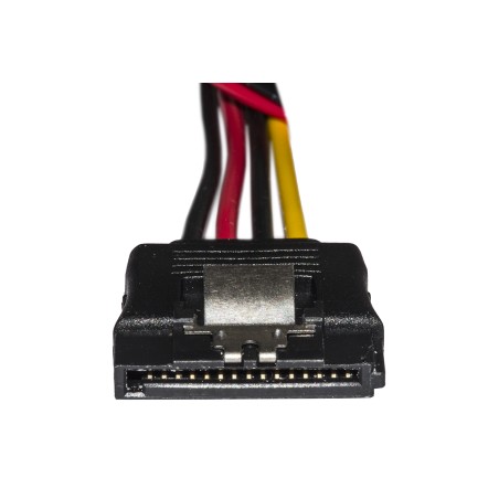 CAVO SPLITTER 1 X MOLEX MASCHIO - 2 X SATA FEMMINA CM 15