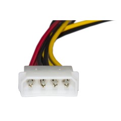CAVO SPLITTER 1 X MOLEX MASCHIO - 2 X SATA FEMMINA CM 15
