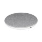 CARICABATTERIA WIRELESS PER SMARTPHONE A RICARICA RAPIDA SUPERFICIE IN TELA POTENZA 10 WATT