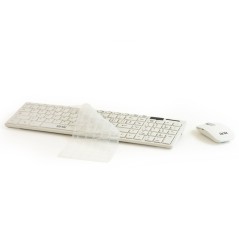 TASTIERA ITALIANA SLIM E MOUSE COMBO WIRELESS BIANCA