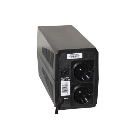 GRUPPO DI CONTINUITA' LINE INTERACTIVE PWM 500 VA 300 WATT CON 2 PRESE