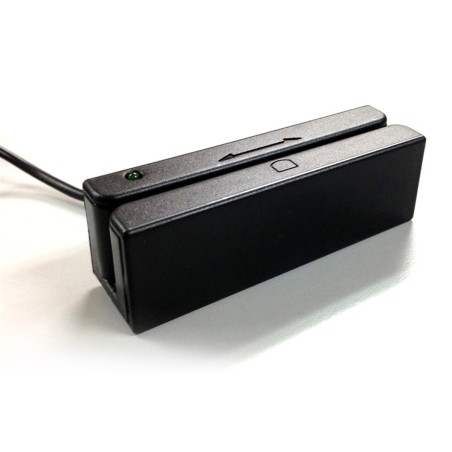 LETTORE BADGE (CARD A BANDA MAGNETICA) ISO 7811 CONNETTORE USB A 3 TRACCE