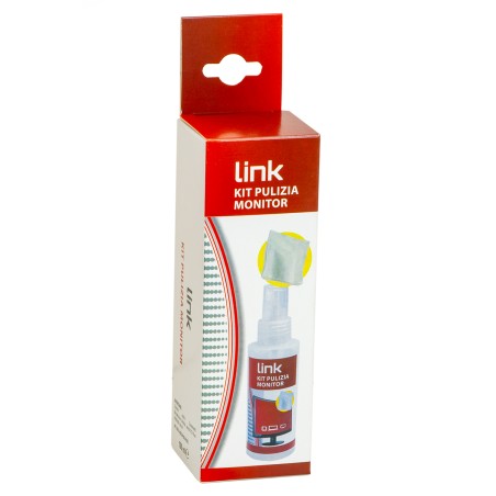 KIT PULIZIA PER SCHERMI TV, TABLET E SMARTPHONE 100ML + PANNO MICROFIBRA