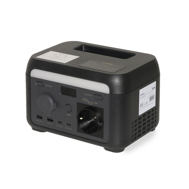 GRUPPO DI CONTINUITA' PORTATILE 200 WATT CON USCITA 220V/USB 5V