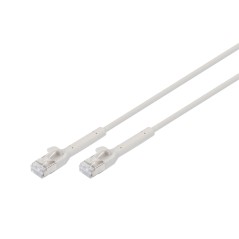 DIGITUS CAVO PATCH ANGOLATO CAT 6A F-FTP, RAME, 1 M, GRIGIO