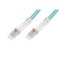 CAVO PATCH LWL MULTIMODALE OM 3, LC/LC COLORE ACQUA 20 MT.
